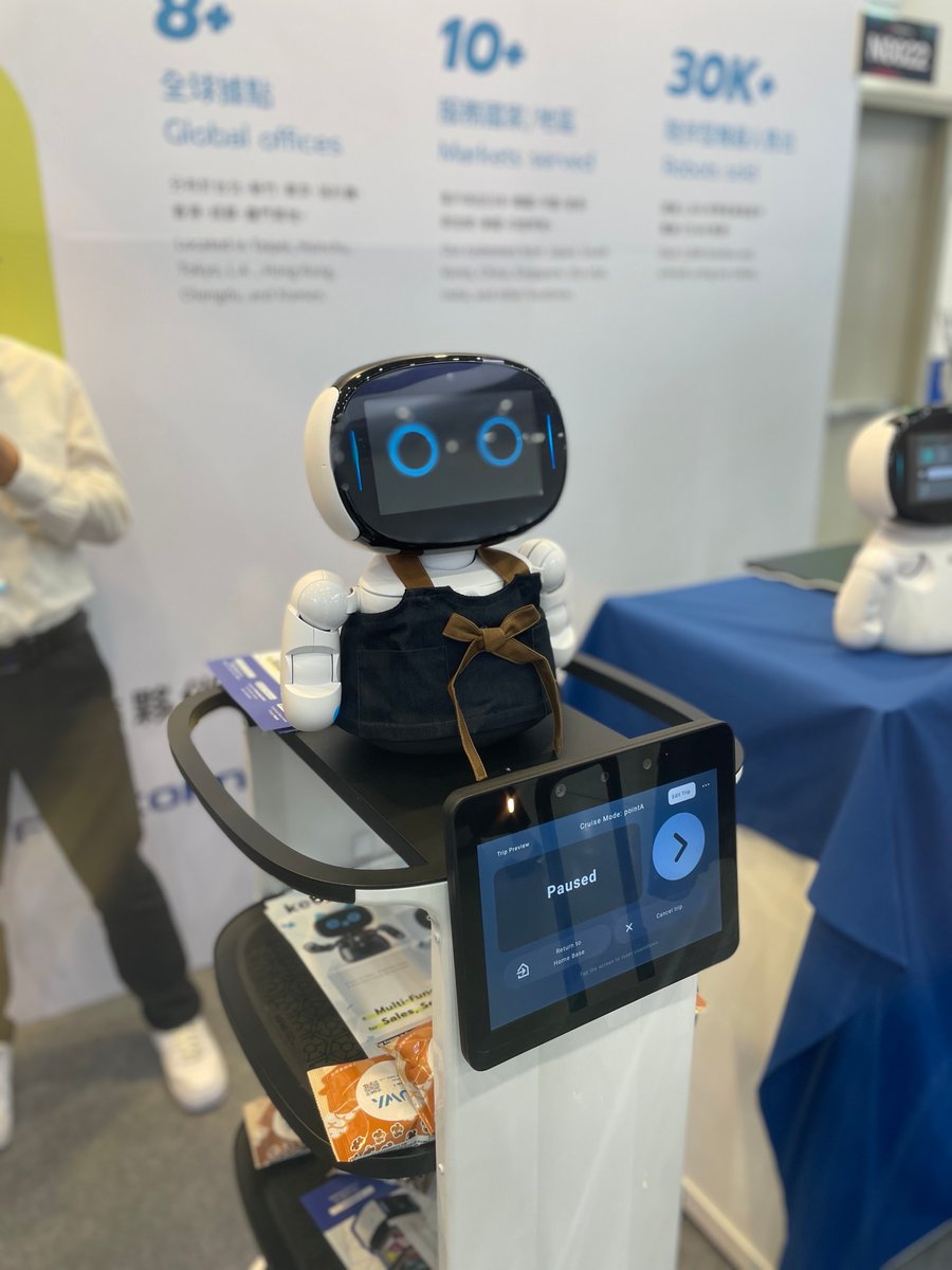 NUWA_ROBOTICS's tweet photo. This year's Computex 🖥️ is grander and more magnificent than ever before.

We extend our heartfelt thanks to everyone who visited and saw our Kebi and Collibot 🤖️. Attendees from at least a dozen different countries 🌍 gathered together, making it an unprecedented event 😆. https://t.co/ciNmmZxUrj