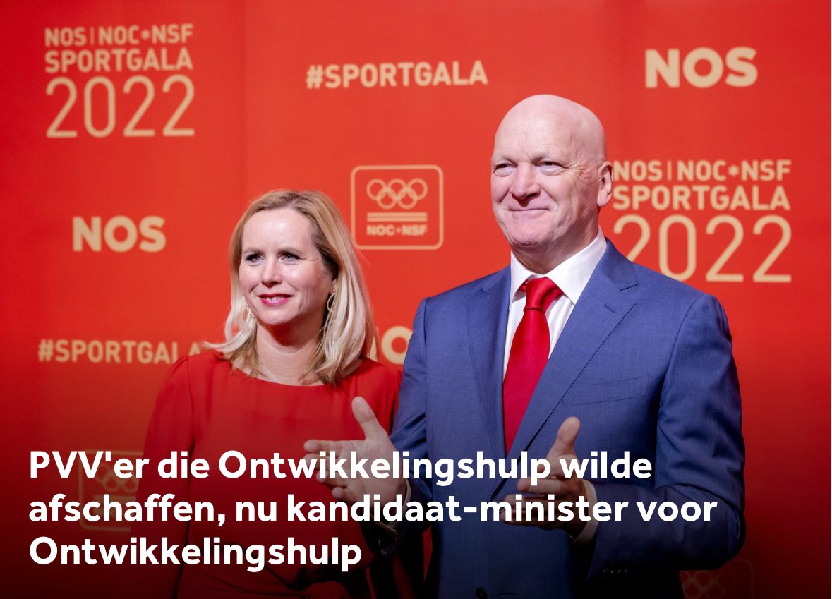 Bestuurslid van Ongehoord Nederland wordt minister voor Ontwikkelingshulp. 

Niet De Speld, maar De Clusterfuck.