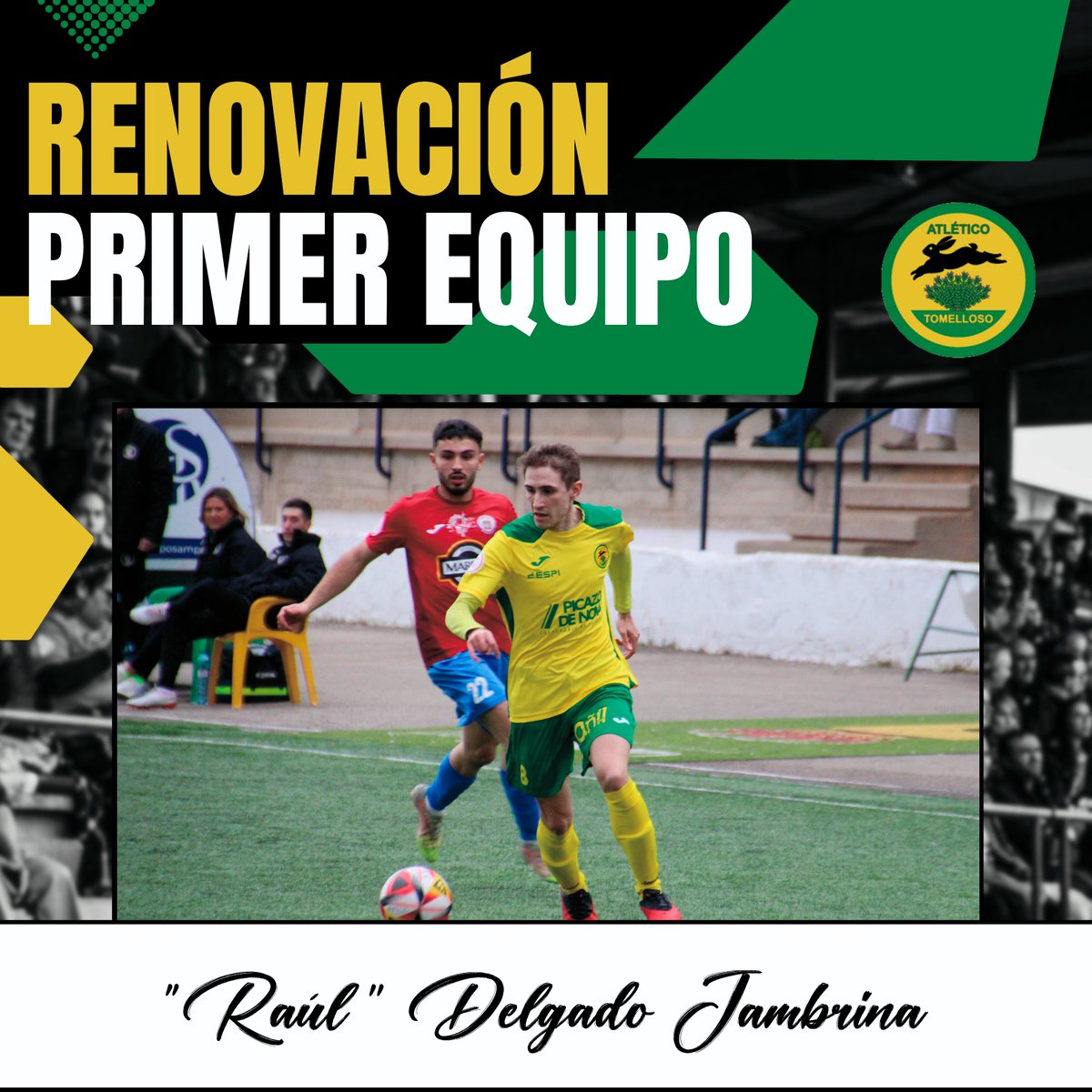 Atlético Tomelloso 💛💚 tweet media