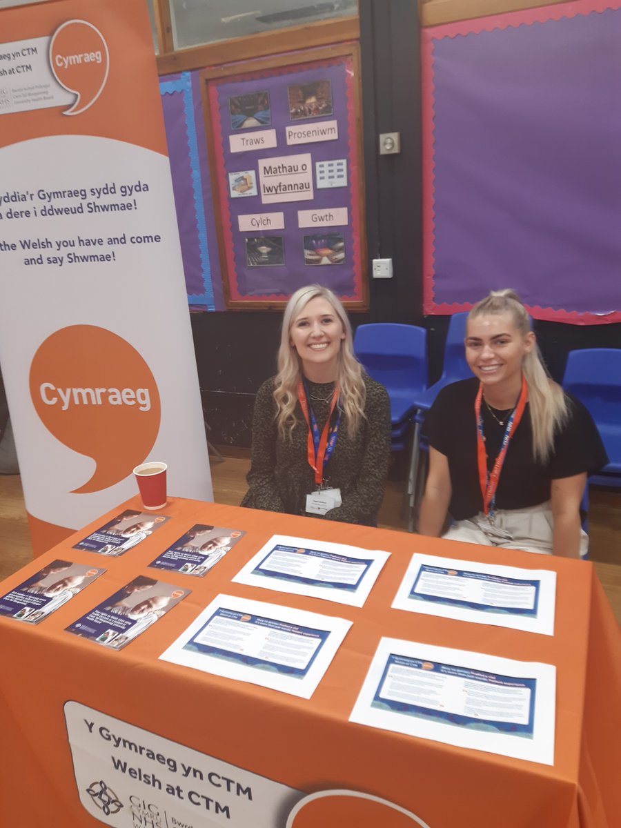 govier_michele's tweet photo. A huge thank you to Abbie &amp; Cerys @CTMCymraeg for supporting yr. 12 career pathway event @llanhari yesterday. Some excellent careers information for the students! @CareersWales https://t.co/3O2vLltMY5