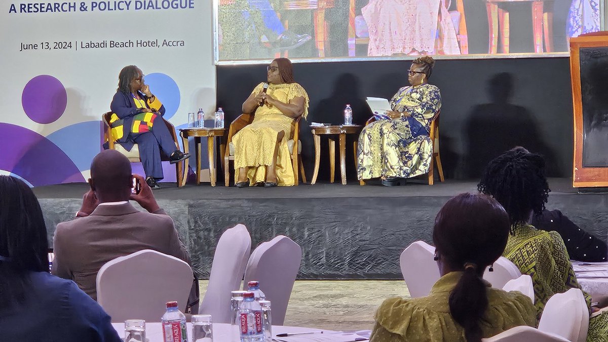 #UpNext: Keynote Dialogue with Hon. <a href="/NanaOyeBampoe/">Nana Oye Bampoe Addo</a>, <a href="/LakePiso/">Williametta Piso Saydee-Tarr</a>, and <a href="/MOGinAfrica/">Mavis Owusu-Gyamfi 🇬🇭🇬🇧🌍</a>. These experts will discuss Gender gaps in labor markets in Sub-Saharan Africa.

#GenderEquality #Africa