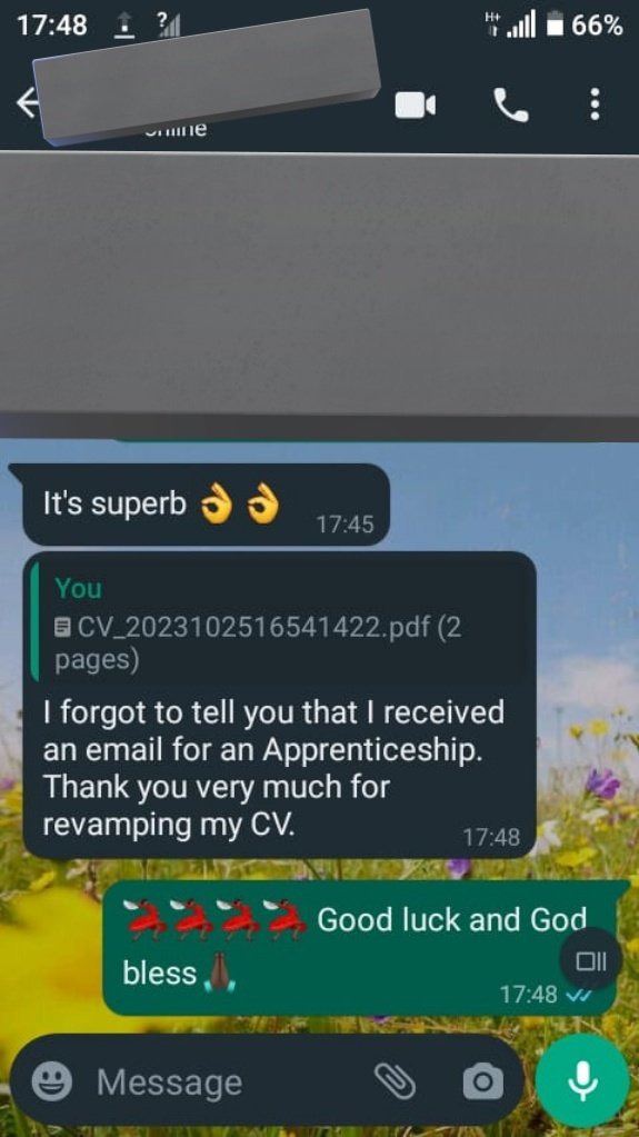 Ephraim_Snr's tweet photo. #Ad Revamp your CV to attract recruiters
Only R25 for the unemployed and R50 for the employed. CV + Cover letter R90

Dm, call or WhatsApp: 073 330 8330

Elon Musa JazziQ Rorisang Daily Sun Robot Boii ANC and IFP #JobSeekersSA https://t.co/tWlAele6RC