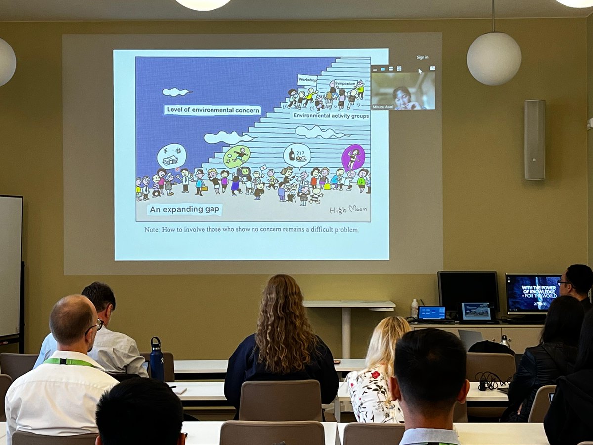 Sustainability Research & Innovation Congress (@sricongress) on Twitter photo “Passive studying is not enough, we need to actively engage people.” - Misuzu Asari, Research Institute for Humanity and Nature, Japan
#SRISSD2024 is committed to bridging the gap between thinking & #SustainableAction among thinkers & innovators.
<a href="/SSD_Conf/">Sustainability Science Days Conference</a> “Passive studying is not enough, we need to actively engage people.” - Misuzu Asari, Research Institute for Humanity and Nature, Japan
#SRISSD2024 is committed to bridging the gap between thinking & #SustainableAction among thinkers & innovators.
<a href="/SSD_Conf/">Sustainability Science Days Conference</a>