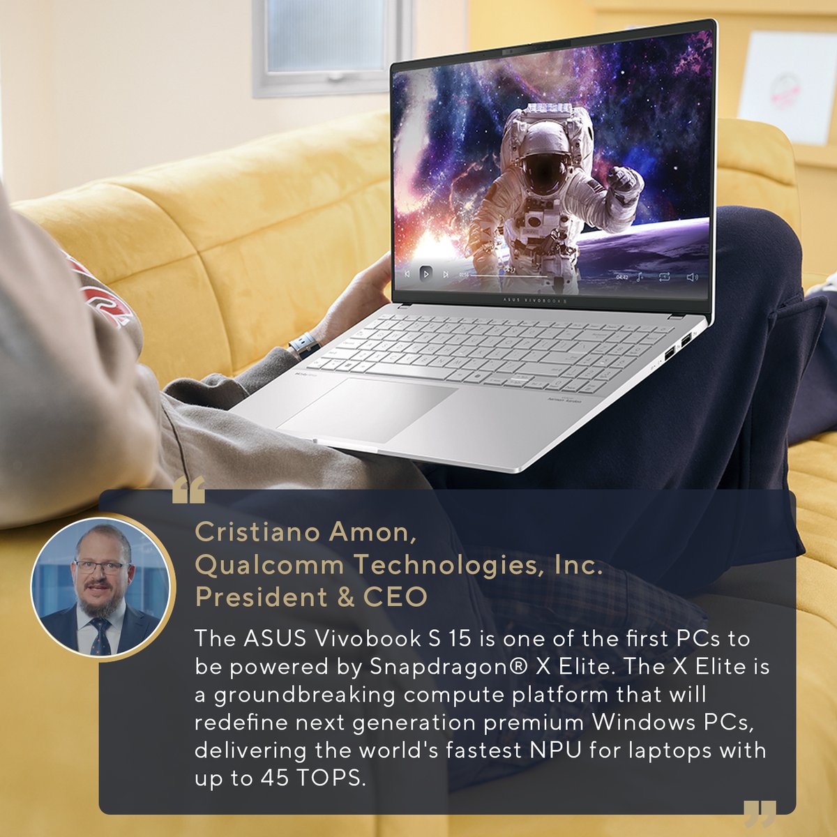 ASUS's tweet photo. Don't miss out on the highlights from our recent ASUS Vivobook S 15 launch event! 🚀💻 Let us know your favourite feature!🙌 #ASUSEVENT #AIPC #ASUSCopilotPlusPC 👉 https://t.co/fd1mnHA4RE https://t.co/Cu7EXHAxoo