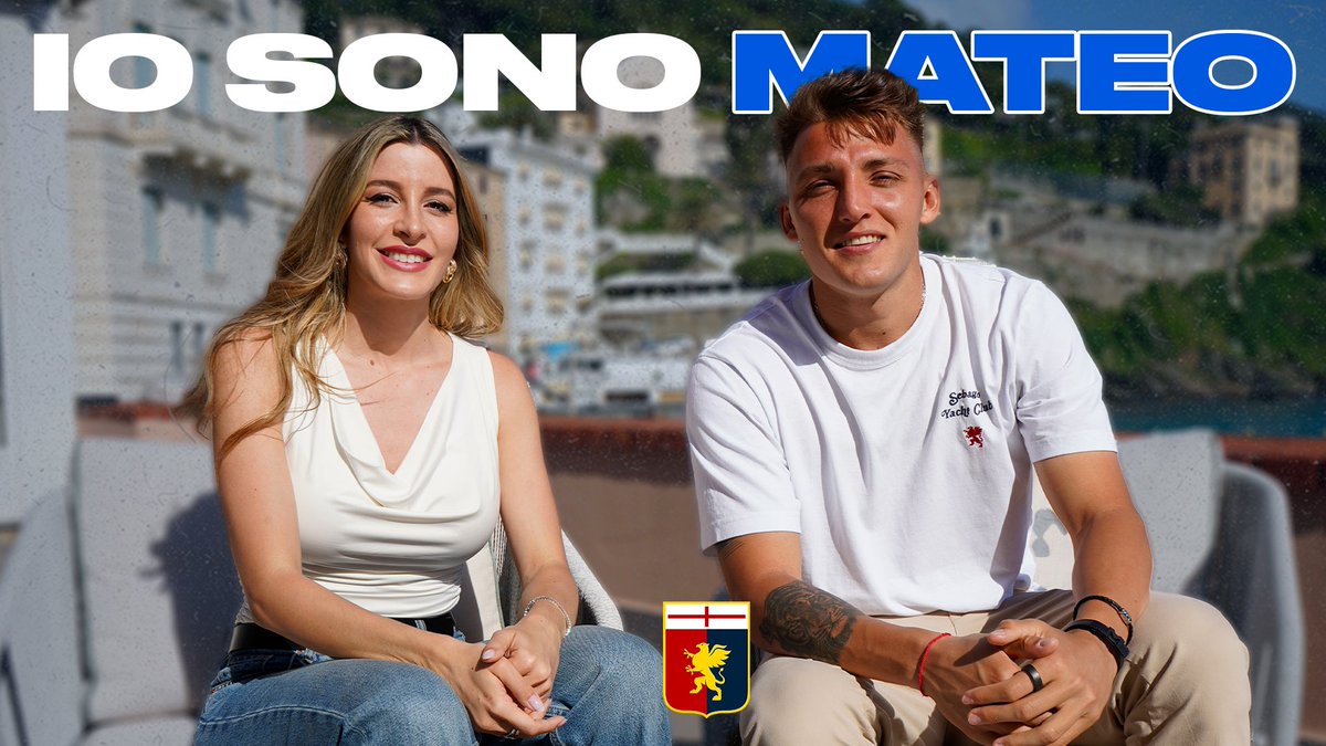 GenoaCFC's tweet photo. ⚽️🇮🇹 Io sono Mateo 🔴🔵

🎬 Nelle scorse settimane Mateo Retegui ha fatto visita a Sestri Levante, terra d’origine del bisnonno: l’intervista all’attaccante rossoblù a pochi giorni da @EURO2024 🏆

👉 https://t.co/dymbNRU5RC https://t.co/F6wnOUkVHs