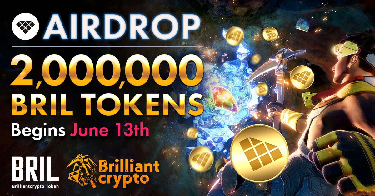 Brypto_JP's tweet photo. ／
200万 $BRIL エアドロップ キャンペーンスタート💎
＼

Brilliantcryptoローンチ直前記念⛏️

参加はこちら： https://t.co/uo3Skoo56B 
Basic Airdrop：先着順⏰
Advanced Airdrop：ポイント制✨
締切：2024年6月20日15時

詳細はスレッドに (1/4) https://t.co/x10E4b3oAp