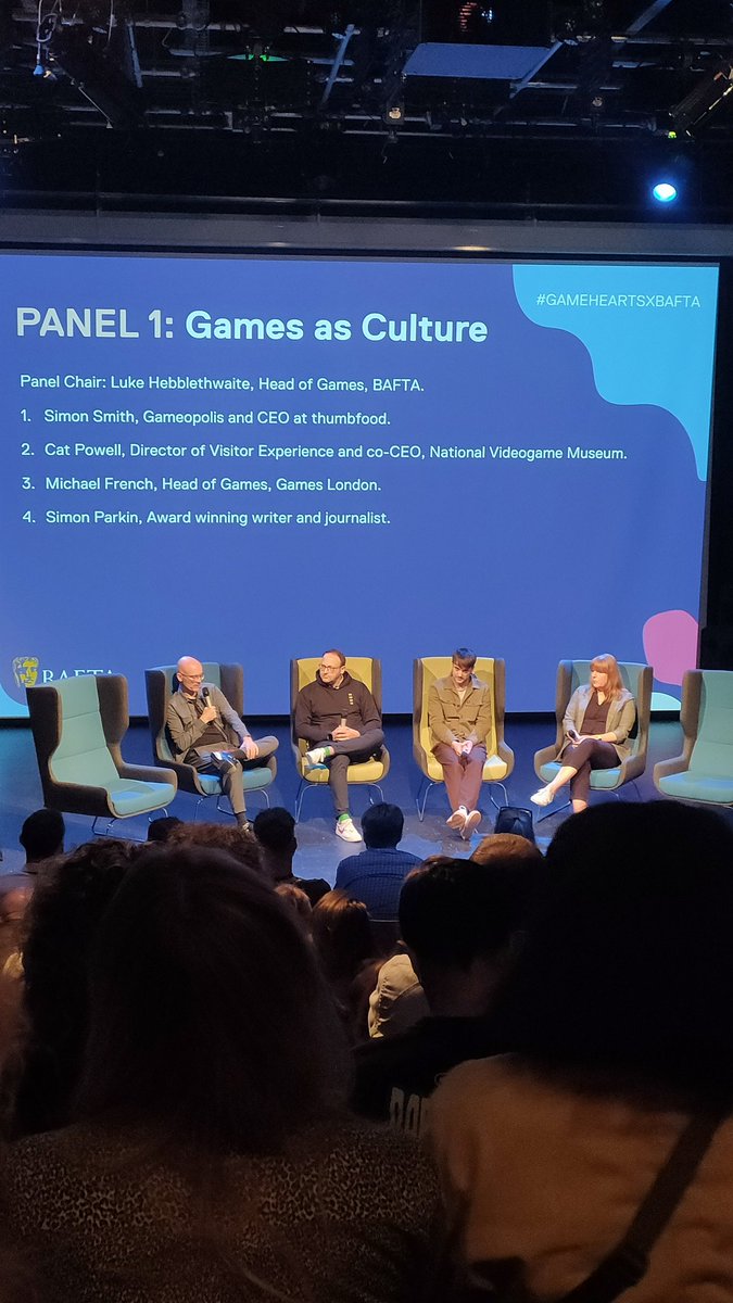 Thank you #gamehearts and <a href="/BAFTAGames/">BAFTA Games</a> for a full day of games in culture at Salford university