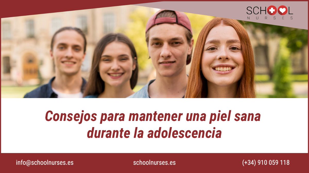 ‍♀️‍♂️ El #acné tiene un gran impacto en la autoestima y en el bienestar emocional de los #adolescentes. Hablamos de ello en el blog 👉  i.mtr.cool/oelmxazwlv 

➕❤️ Una #Enfermera SUMA SALUD en el #Colegio

#enfermeraescolar #padres #prevencion