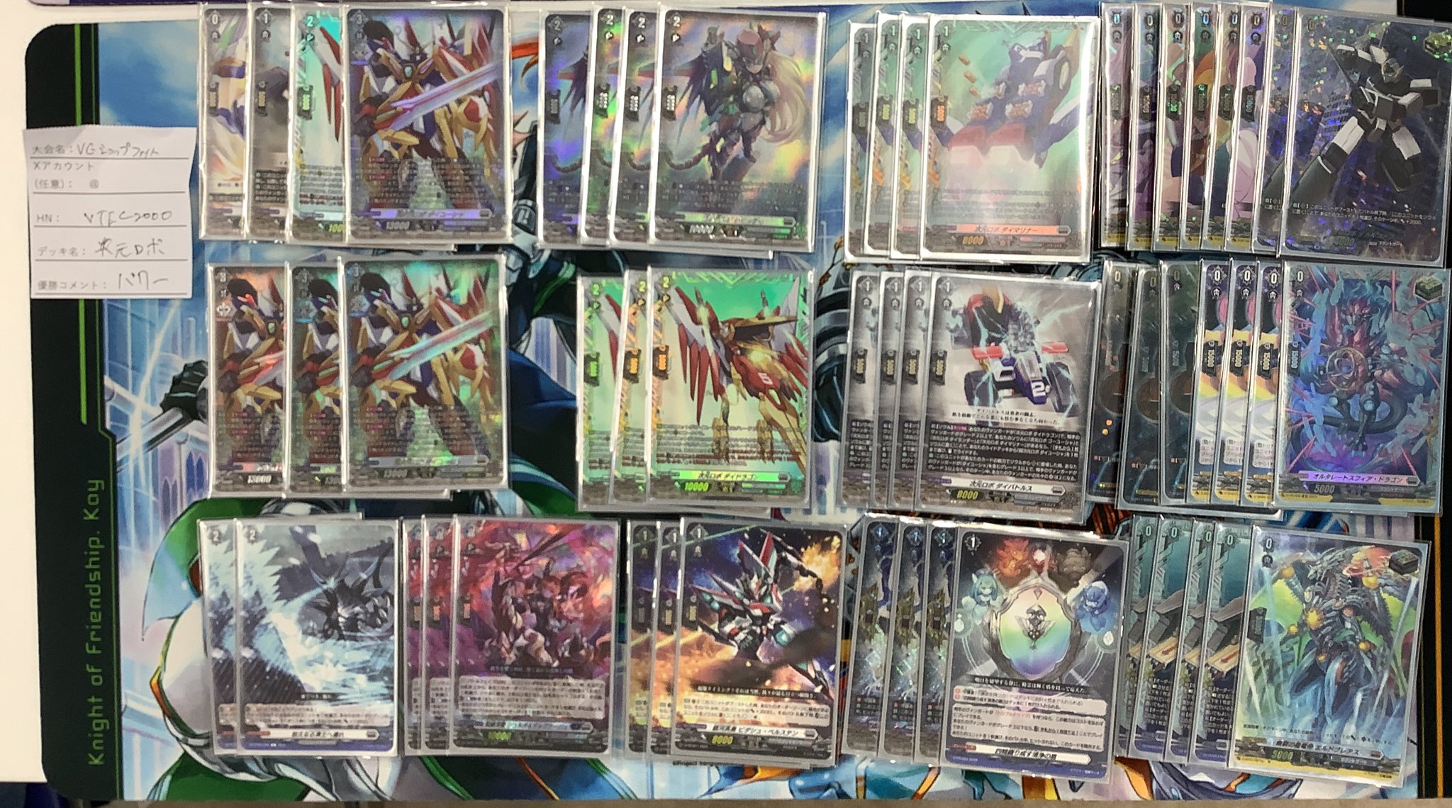 DZ-BT03 TOURNAMENT RESULTS