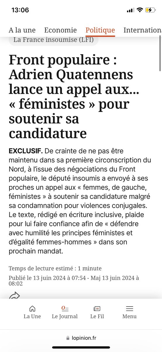 On est fatiguées purée. Et pendant ce temps là le vote des femmes pour l’extrême droite a explosé. « Le texte, rédigé en écriture inclusive » on se paye notre tête vraiment.