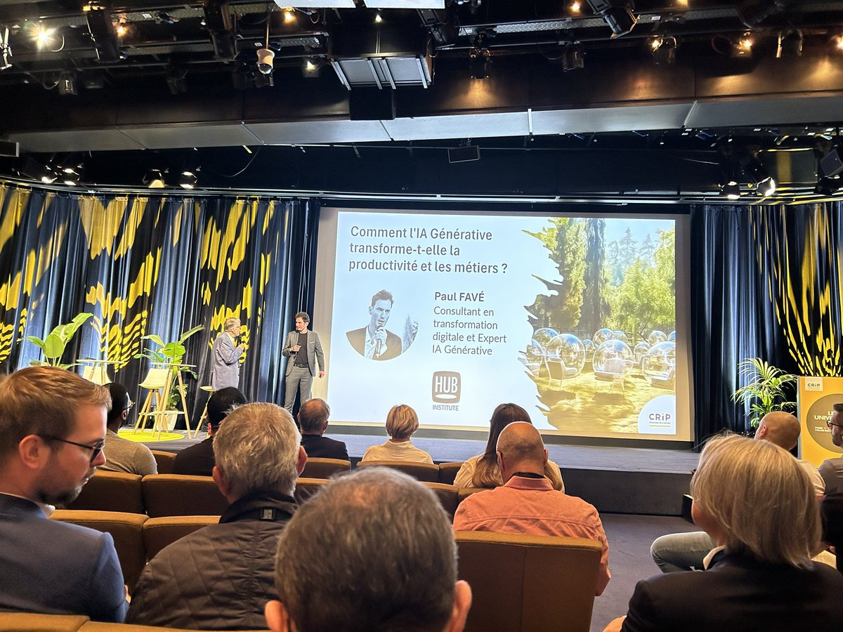 tibodevil's tweet photo. Very interesting talk by @fave_paul on Generative AI in #observability #crip https://t.co/py0br6Xlp5