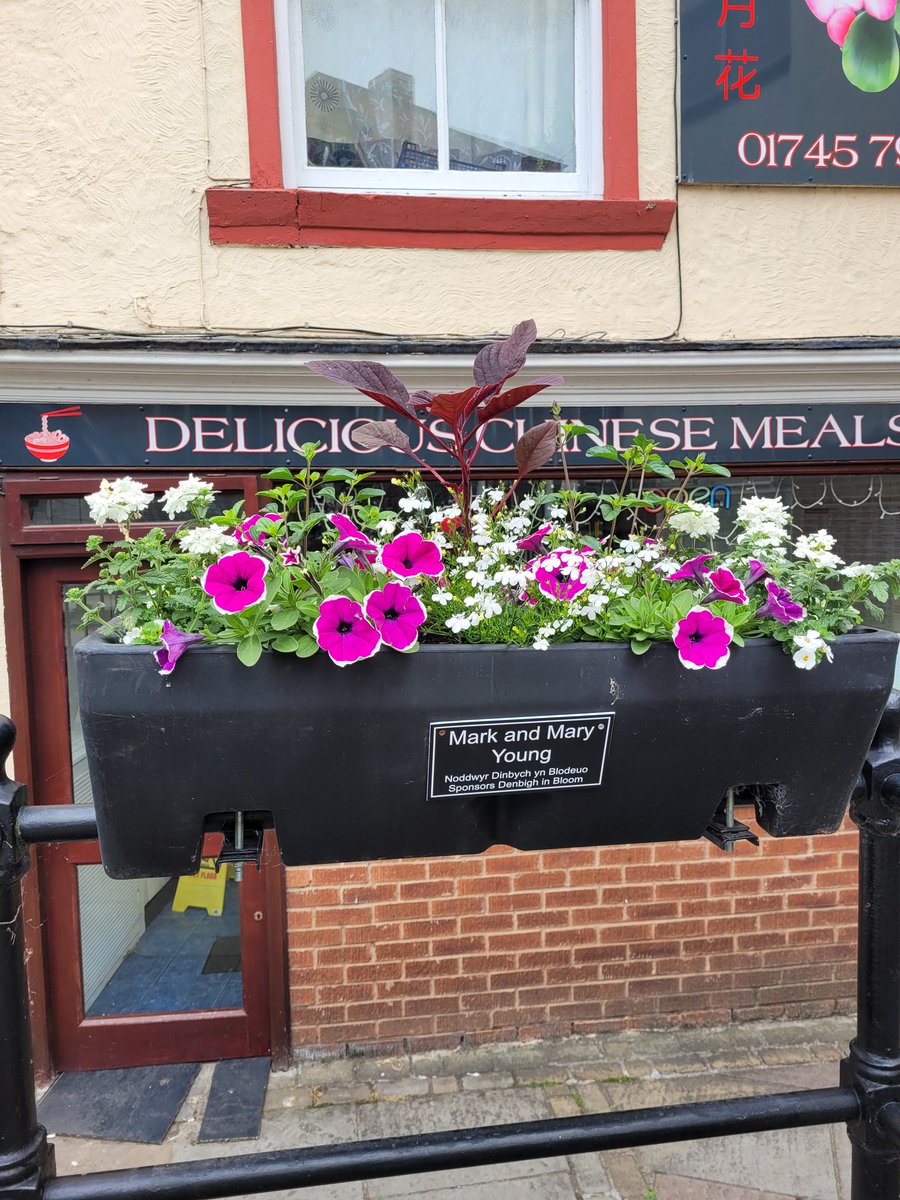 Denbighinbloom's tweet photo. More wonderful #sponsors for this year's floral displays #Denbigh #Dinbych #ourbloom @amberolUK https://t.co/LOTTJWVkZl