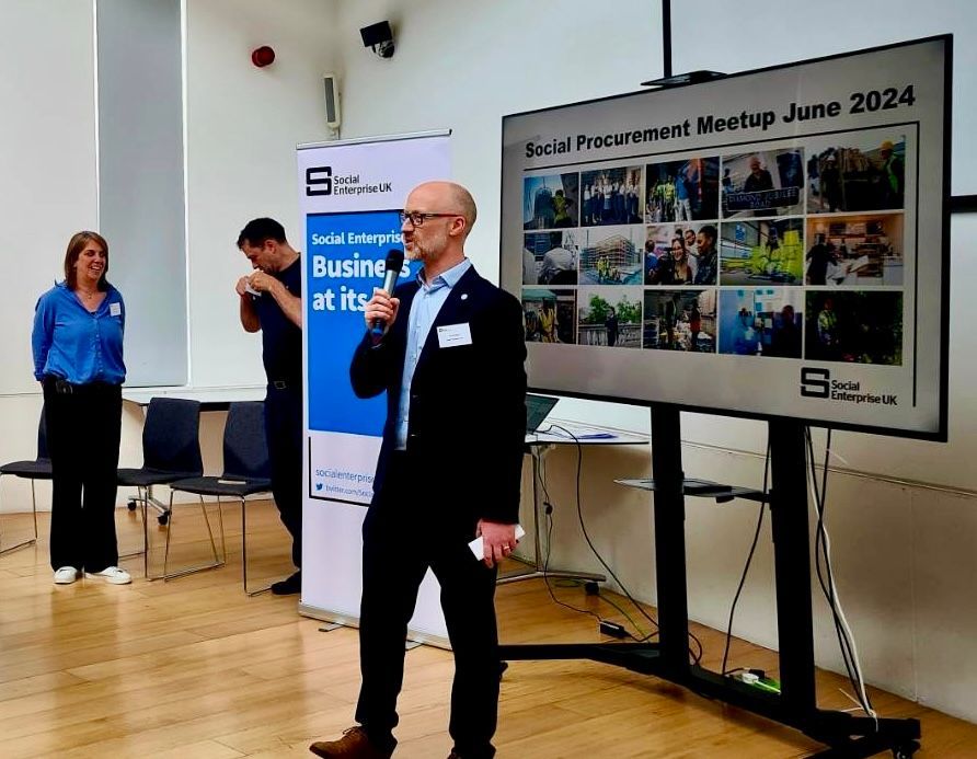 SocialEnt_UK's tweet photo. It was fantastic to bring together our diverse networks of recommended #SocialEnterprise suppliers and corporate buyers at our Social #Procurement Meetup in Birmingham this week! https://t.co/HqfMVmgdKy