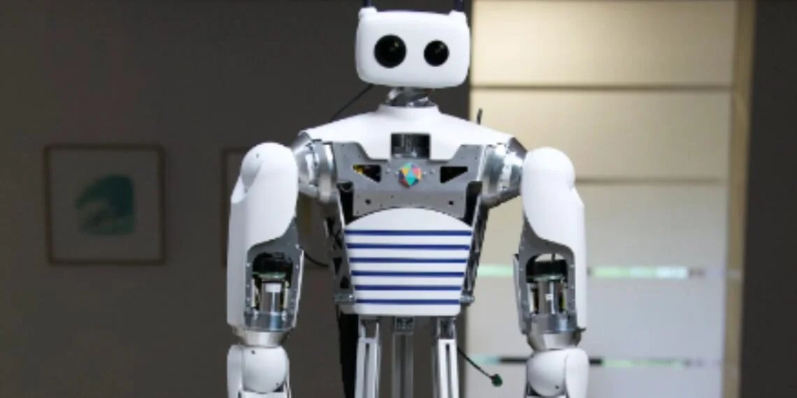 chilli_tech's tweet photo. AI Humanoid ‘Reachy2’ by Hugging Face and Pollen Robotics Debuts in New Video.
See here - https://t.co/rqlzSlgjKo
#Reachy2 #AI #HumanoidRobot #HuggingFace #PollenRobotics #Innovation #OpenSource #Robotics #VR #Teleoperation #TechNews #FutureTech #GitHub #AITechnology https://t.co/zk0j1MkCTc