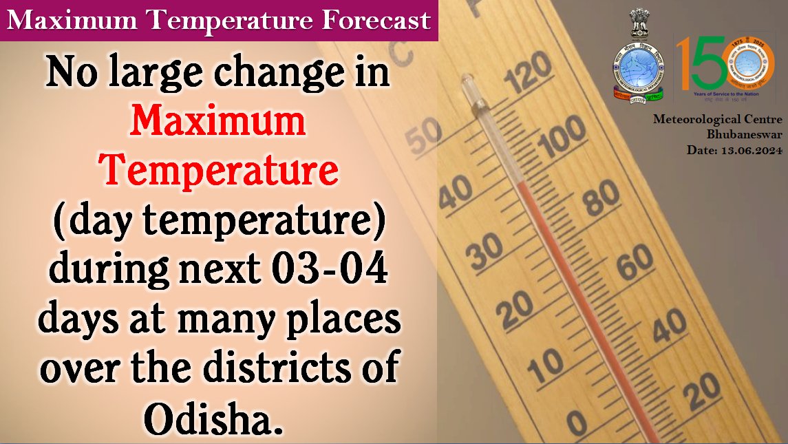 mcbbsr's tweet image. #MaximumTemperature Forecast :-