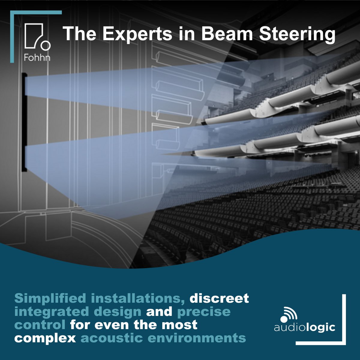 Audiologic (@audiologicuk) on Twitter photo Fohhn Beam Steering Technology enables precise control of sound dispersion for even the most complex acoustic environments.
To arrange a demo click here:hubs.li/Q02BqXZh0
š¶āØ #Audiologic #Fohhn #AudioTech #ProAudio #avtweeps <a href="/FohhnAudioAG/">Fohhn Audio AG</a> Fohhn Beam Steering Technology enables precise control of sound dispersion for even the most complex acoustic environments.
To arrange a demo click here:hubs.li/Q02BqXZh0
š¶āØ #Audiologic #Fohhn #AudioTech #ProAudio #avtweeps <a href="/FohhnAudioAG/">Fohhn Audio AG</a>