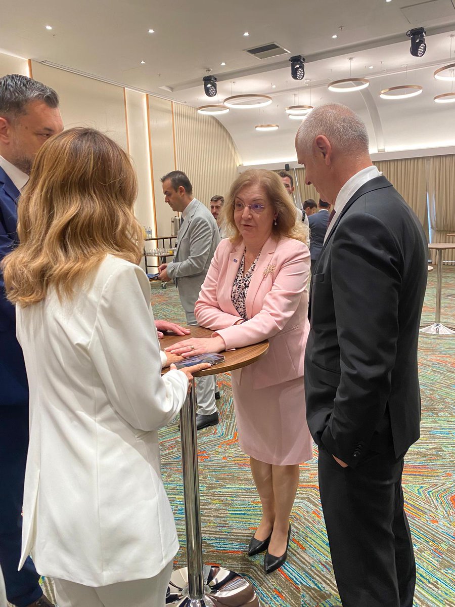 DanielaGitman's tweet photo. Glad to be back📍#Skopje at #SEECP F.M. Meeting. Great exchange on regional coop., peace, security & stability. Underlined 🇷🇴's firm support for the European future of Participants committed to this goal.
Particularly welcomed the confirmation of @amer_kap as new @rccint #GenSec. https://t.co/p0EmzoUM1f