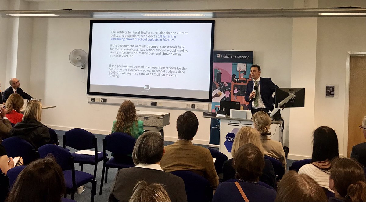 We will remember <a href="/educationswuk/">Education South West</a>
CEO Matthew Shanks’ motivating #SWIFTConf24 introduction and the importance of collaboration.
“If you want to be the leader, be the bridge.” (Martin Garet). 
By being the bridge you support life skills and take forward every child. 
We concur. 💙