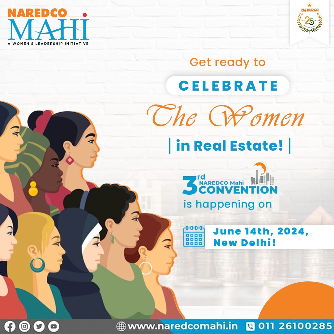 NaredcoNational's tweet photo. Join us at the NAREDCO Mahi 3rd Convention and unlock your potential!
Let's unite to amplify our voices, build connections, and reach new heights together.
#NAREDCOMahiConvention #eventindelhi #NAREDCOMAHI #womendevelopmentevent #realestateevent #WomenInRealEstate #NAREDCO https://t.co/Xfeh7xJYWe