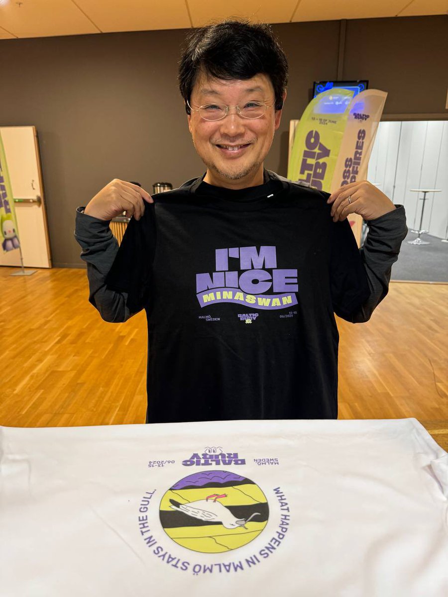 Baltic Ruby (@balticruby) on Twitter photo BTW we have very nice t-shirts in our swag shop. It’s completely different experience of making photos with <a href="/yukihiro_matz/">Yukihiro Matz</a> BTW we have very nice t-shirts in our swag shop. It’s completely different experience of making photos with <a href="/yukihiro_matz/">Yukihiro Matz</a>