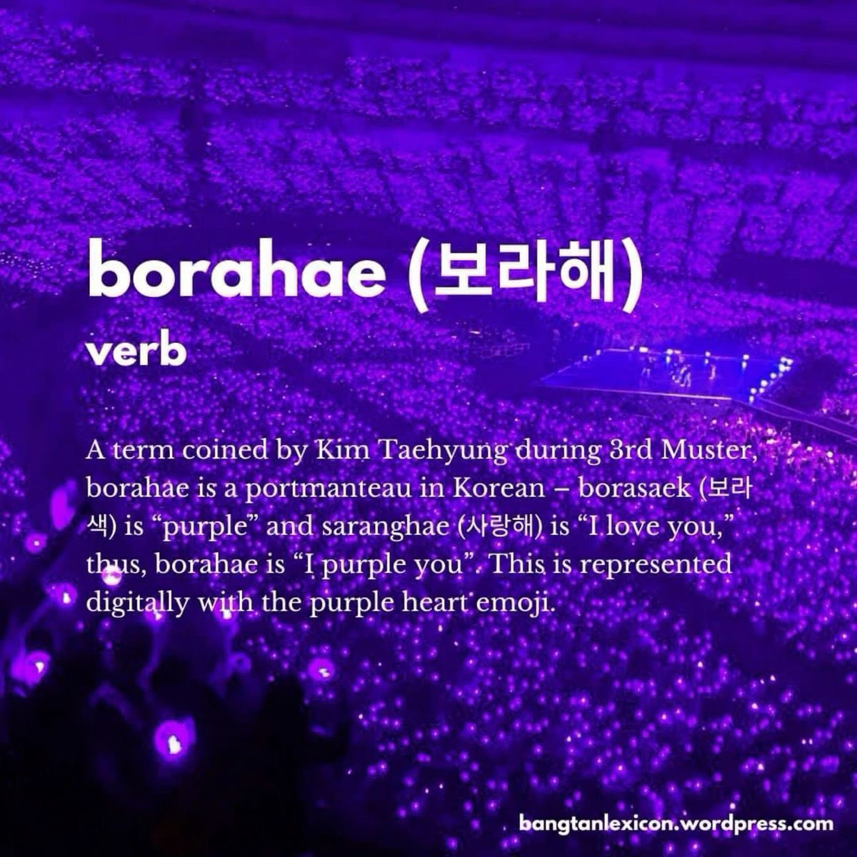 12Ann27's tweet photo. BORAHAE TAEHYUNG 💜
#11YearsWithTaehyung 

Thank you for existing, you are a precious inspiration and motivation to work hard every day while enjoying the experience. I’m so proud of Kim Taehyung 
I stan an artist with ✨ heart and talent. 🫡 Take care and keep safe 🙏 https://t.co/z7OGTEVxQf