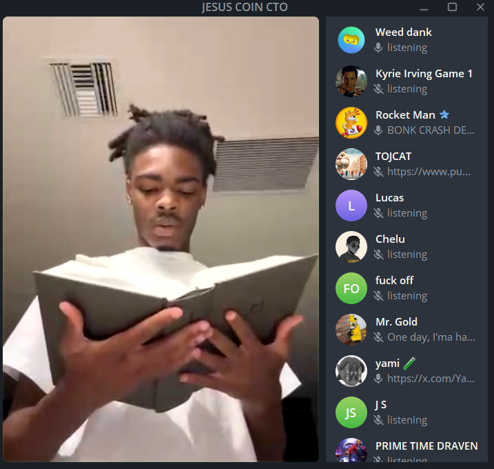 KittenMirela's tweet image. the $Jesus Cto is real 

bible study in tg right now 

with all this ciaos going on in crypto 

the ticker is $jesus 

@JesusCto

3Vs4WYf4oYiuAxPNCGZvzXhWnHaZowt2SRmErMcspump