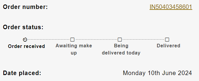 TerranigmaR's tweet photo. @InterfloraUK Flowers I ordered for delivery today are showing as not even being processed, getting very worried, and it's impossible to contact anyone at your company. Really need this looking at please! https://t.co/rVpnnsHPI7