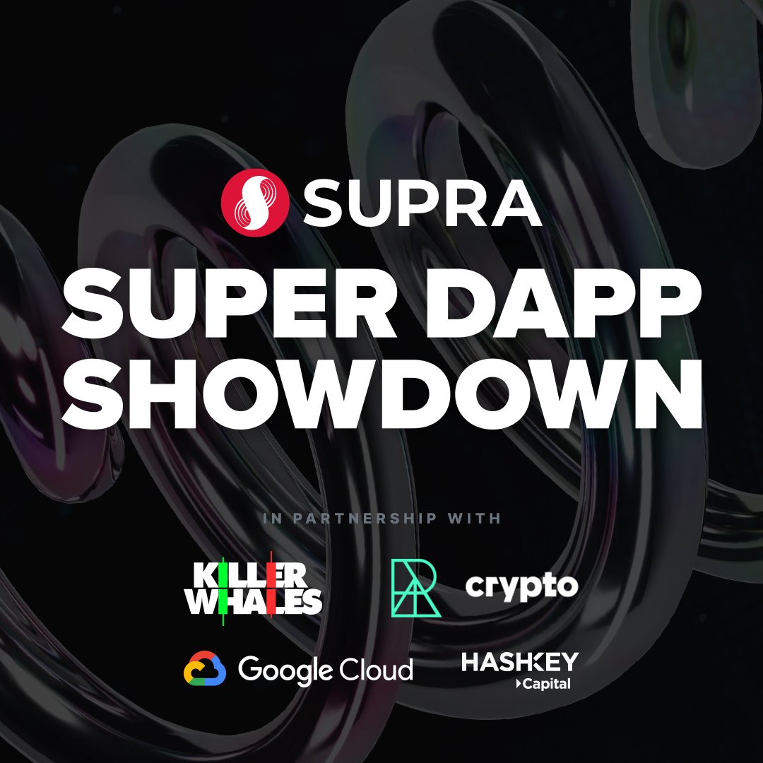 From the top Web3 champs to new challengers, get your dApps ready for the ultimate arena -- The Super dApp Showdown.

supra.com/super-dapp-sho…

We're taking blockchain to the next level with full vertical integration of all core services and multiple VMs into one powerful Layer-1