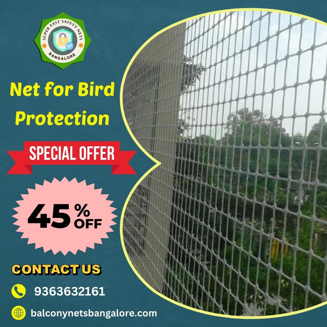 superfastnets's tweet image. Tired of bird problems on your balcony? Super Fast Safety Nets in Bangalore has the solution! Our high-quality nets keep birds away, ensuring a clean and peaceful environment. Call at 9363632161 to protect your space. #BirdProblems  #SuperFastSafetyNets
balconynetsbangalore.com/net-for-bird-p…