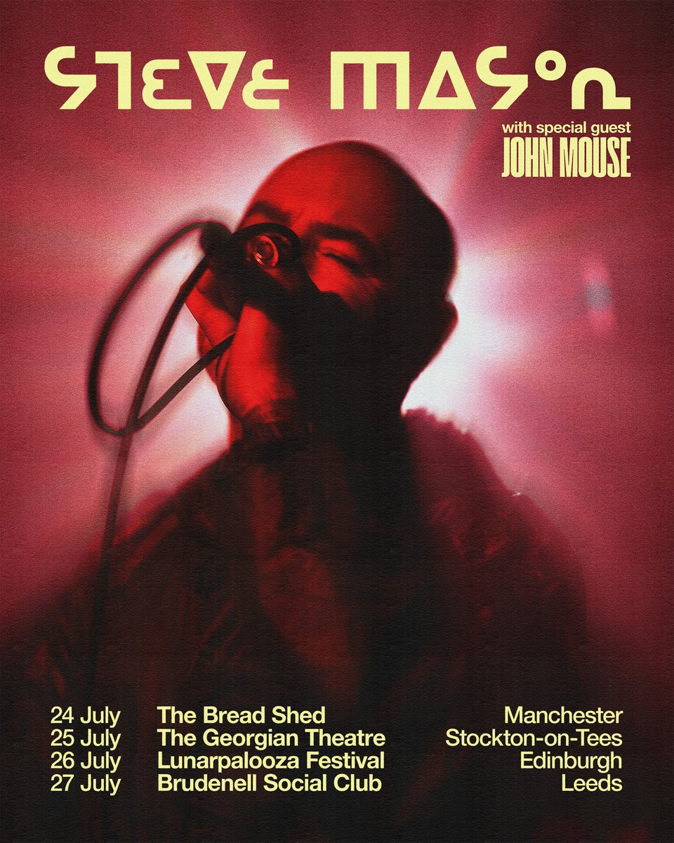 Now with added Mancunia date at the Bread Shed on 24th July. Let the people SAY! 

Tickets: stevemasontheartist.com