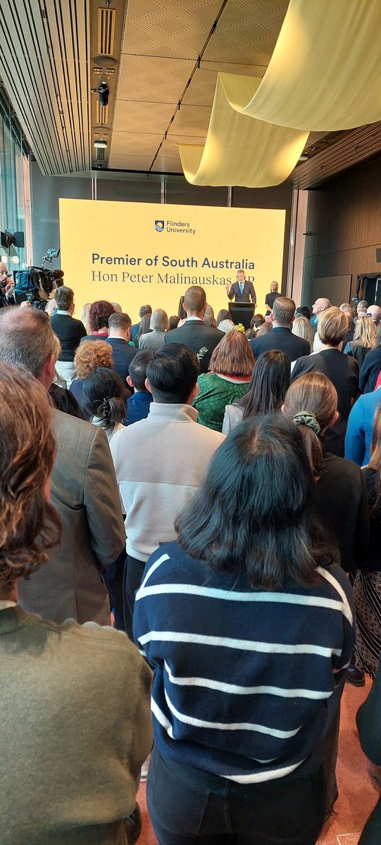 Karissa Barthelson (@kariisssaaa) on Twitter photo An exciting day today with the opening of the <a href="/FlindersHMRI/">FlindersHMRI</a> new building! Great to hear <a href="/PMalinauskasMP/">Peter Malinauskas</a> speaking about the importance of #childhooddementia research as well during his speech 💛 An exciting day today with the opening of the <a href="/FlindersHMRI/">FlindersHMRI</a> new building! Great to hear <a href="/PMalinauskasMP/">Peter Malinauskas</a> speaking about the importance of #childhooddementia research as well during his speech 💛