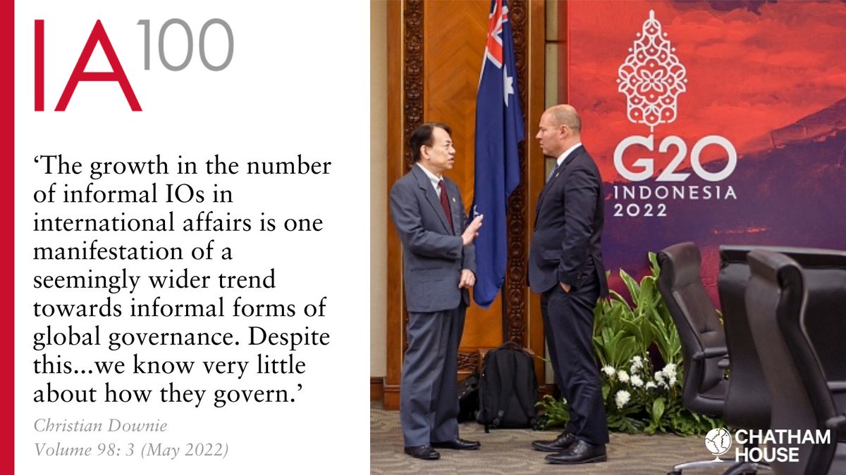 International Affairs (@iajournal_ch) on Twitter photo <a href="/DownieChristian/">Christian Downie</a>’s article explores how informational international organizations like the G7, G20 and the East Asia Summit govern, work together, and what this means for the governance of pressing global issues.
Read here: doi.org/10.1093/ia/iia… <a href="/DownieChristian/">Christian Downie</a>’s article explores how informational international organizations like the G7, G20 and the East Asia Summit govern, work together, and what this means for the governance of pressing global issues.
Read here: doi.org/10.1093/ia/iia…