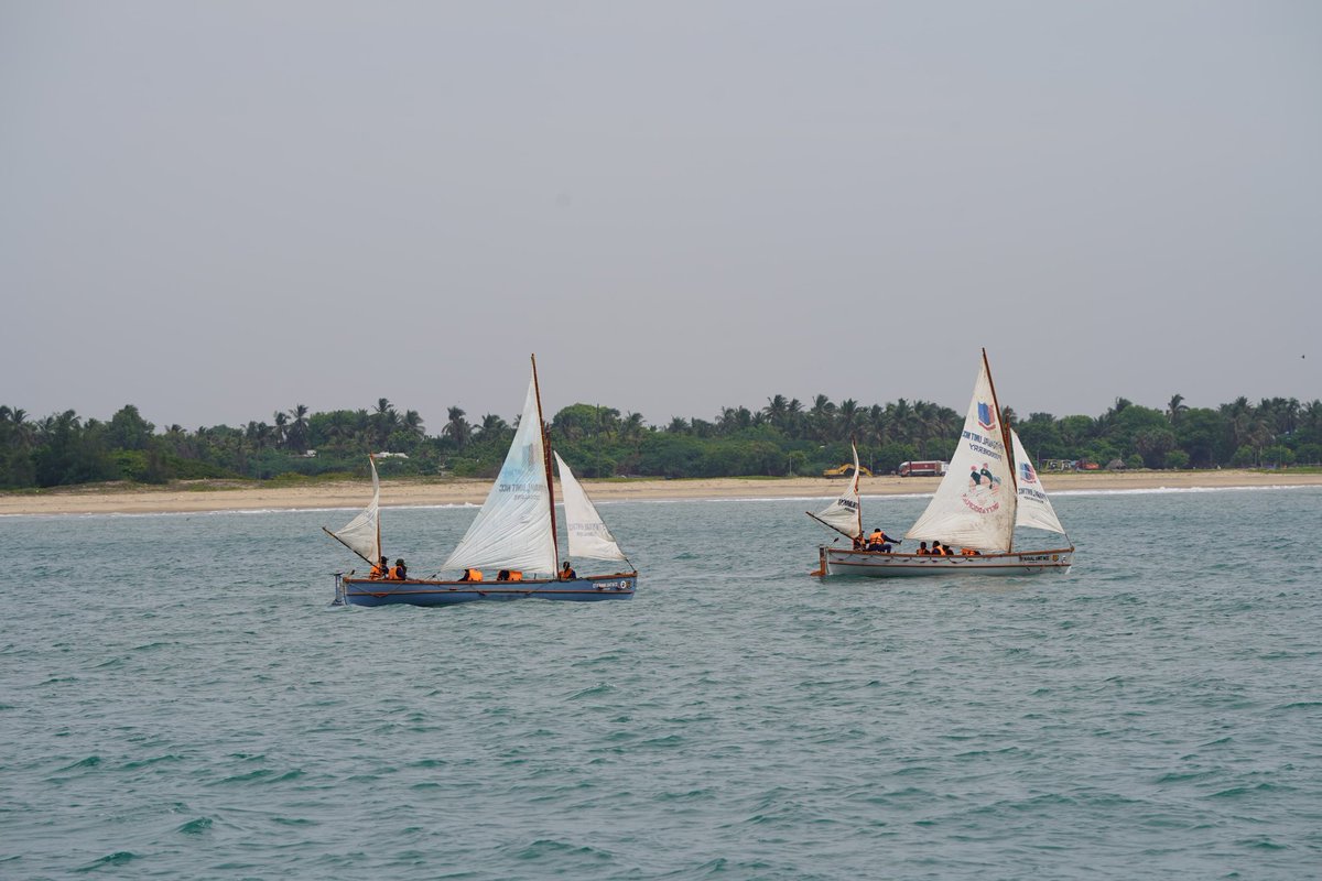 NCCDte_TNPAN's tweet photo. @HQ_DG_NCC @indiannavy @PIB_India @IndiannavyMedia @Def_PRO_Chennai + Seventh day of Ocean Sailing Expedition started from Poompuhar and reached Parangipettai. https://t.co/ixvJSMVhKE