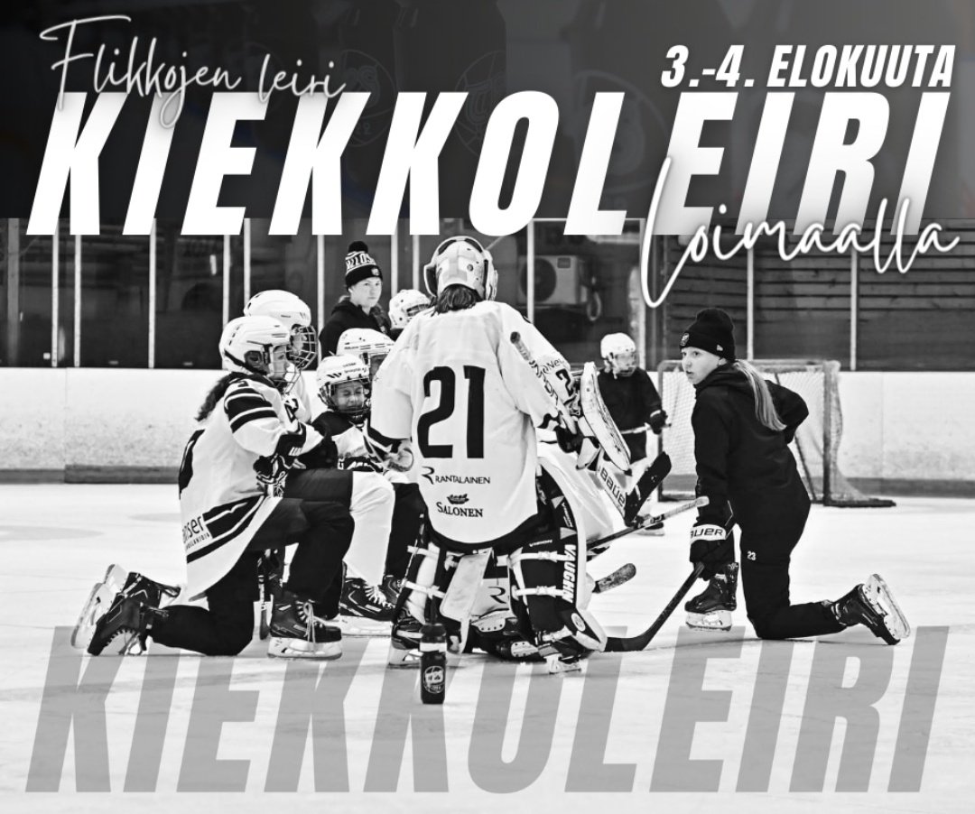 ғʟɪᴋᴋᴏᴊᴇɴ ʟᴇɪʀɪ ᴛᴜʟᴇᴇ ᴛᴀᴀs - ɴʏᴛ ʟᴇɪʀᴇɪʟʟᴀ̈ᴀ̈ɴ ᴇʟᴏᴋᴜᴜssᴀ! 🏒

Save the date:  Flikkojen leiri järjestetään 3.-4. päivä tuttuun tapaan Loimaan jäähallissa! 🤩

Lisätiedot ja ilmoittautuminen ➡️ bit.ly/flikkojenleiri… 

#TPSNaiset #HCTPS #tyttökiekko