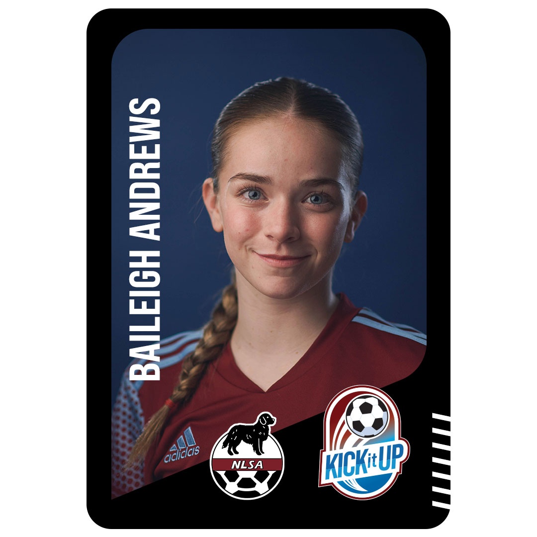 kickitupNL's tweet photo. #PlayerFeature time! 🎉

Name: Bailiegh Andrews 
Position: Holding/Defensive Midfield
DYK: Baileigh is stoked to show off her skills and make unforgettable memories at the 2025 Canada Games. 🏆

For more info and to support Kick It Up, visit https://t.co/IhOpgjdKB3 today. https://t.co/gU3XwleV1K