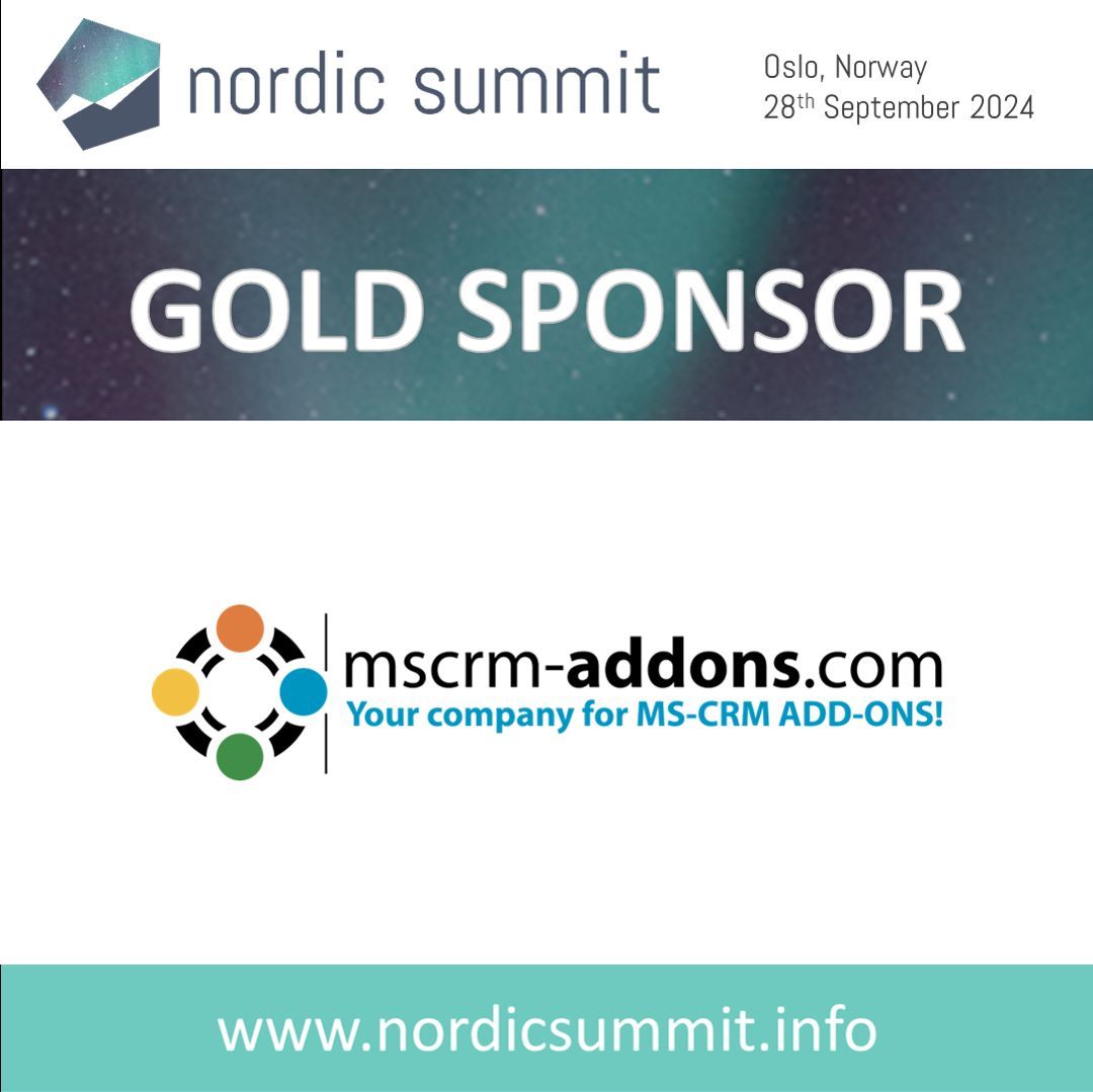 NordicSummit's tweet image. We are announcing #mscrmaddons as a Gold sponsor of #NordicSummit

They specializing in solutions for #D365 and #PowerPlatform. Their suite of add-ons enhances UX and productivity, helping organizations maximize their investment.

Learn more👉  buff.ly/38qq1A7