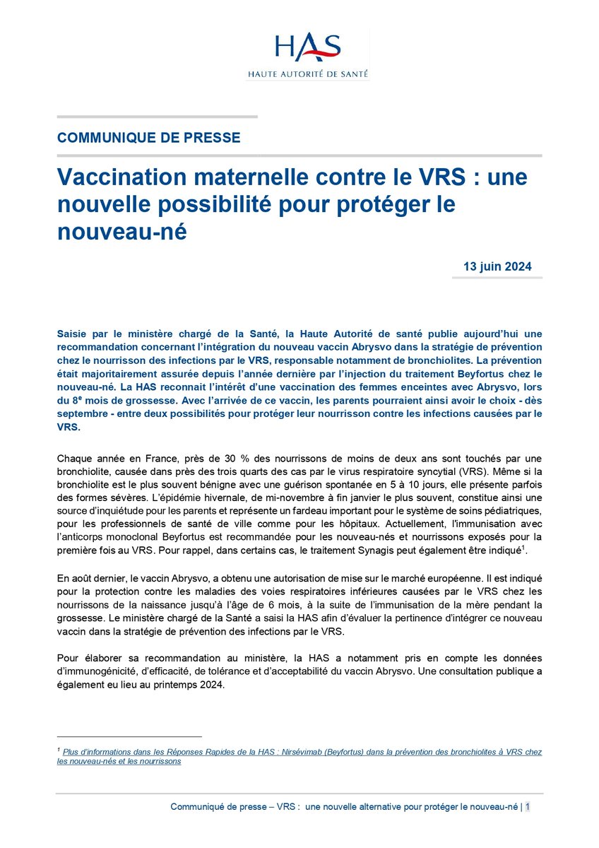 Haute Autorité de santé tweet media