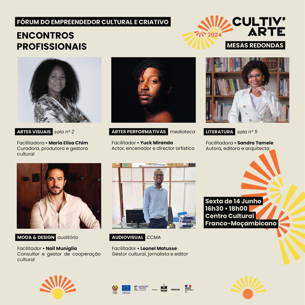 Sexta feira estarei no <a href="/CCFMoz/">Centro Cultural Franco-Mocambicano</a> no Fórum do Empreendedor Cultural e Criativo. Contamos convosco numerosos 🙌
#literatura #empreendedorismocultural #icc