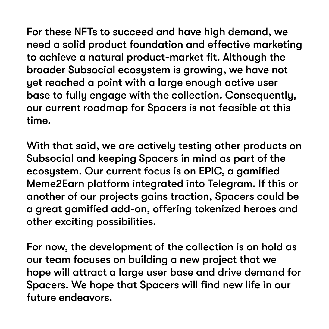 Spacers NFT 🤖 tweet media