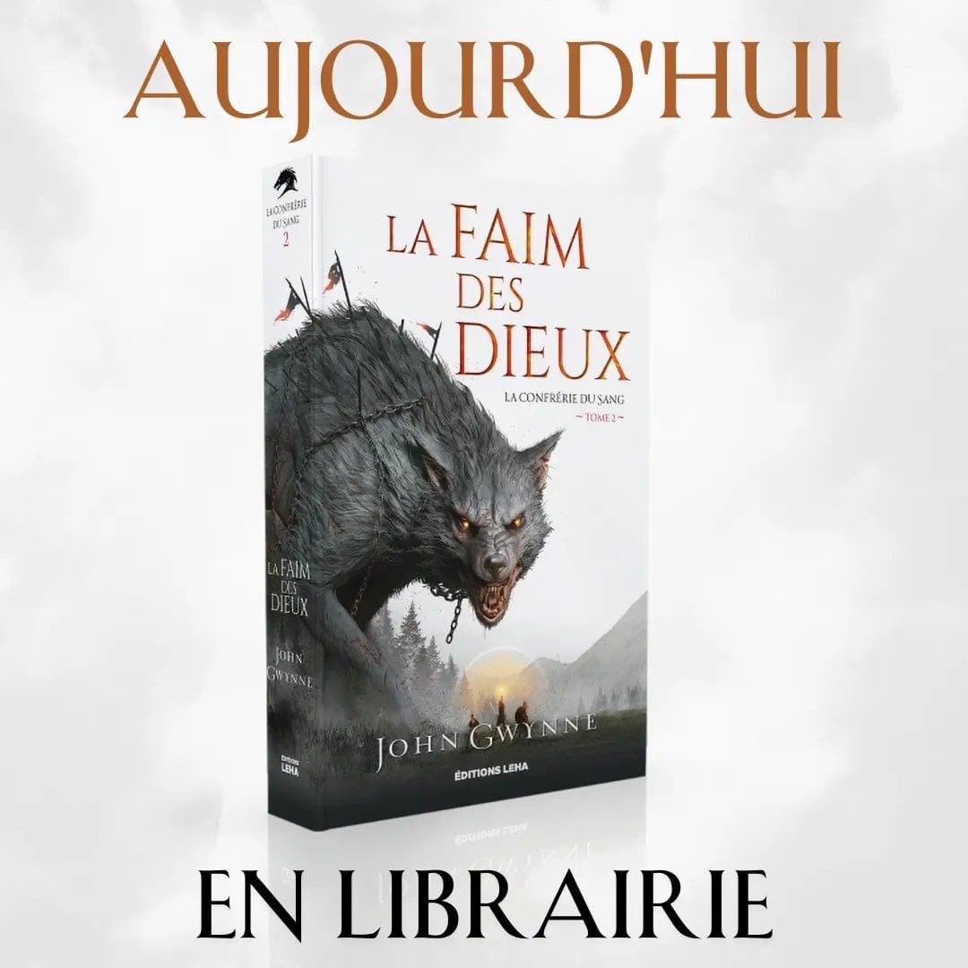 🐺 JOUR DE SORTIE 🪓

Vous l'attendiez avec impatience après l'excellent L'Ombre des Dieux, le 2e tome de La Confrérie du Sang, LA FAIM DES DIEUX de John Gwynne est enfin disponible en librairie !

Affûtez vos scramasaxes, il est temps de repartir à l'aventure... 🐺