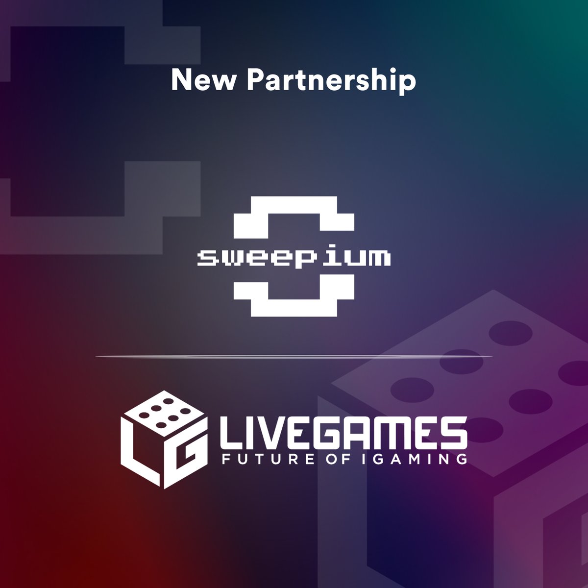 LiveGamesio's tweet photo. We are thrilled to announce our latest collaboration with Sweepium, a leading sweepstakes solutions provider in the iGaming industry! 🌟 

This partnership enables us to integrate Sweepium's advanced platform seamlessly across gaming sites.

Join us ! 🃏🚀

#LiveGames #Sweepium https://t.co/njbfXzgsGu