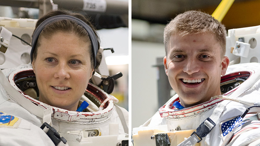 International Space Station (@space_station) on Twitter photo Tune in for live coverage as two <a href="/NASA_Astronauts/">ARCHIVED NASA Astronauts</a> prepare to exit the space station for a spacewalk scheduled to begin at 8am ET. The duo will retrieve an electronics box and collect samples for microbes potentially living on the outside of the station. More... Tune in for live coverage as two <a href="/NASA_Astronauts/">ARCHIVED NASA Astronauts</a> prepare to exit the space station for a spacewalk scheduled to begin at 8am ET. The duo will retrieve an electronics box and collect samples for microbes potentially living on the outside of the station. More...