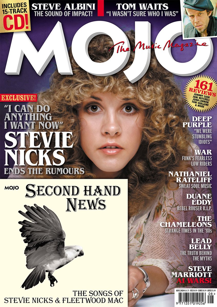 John Mulvey (@johnrmulvey) on Twitter photo <a href="/MOJOmagazine/">MOJO Magazine</a> <a href="/StevieNicks/">Stevie Nicks</a> <a href="/BobMehr/">Bob Mehr</a> Also in the new <a href="/MOJOmagazine/">MOJO Magazine</a>: a fantastic <a href="/tomwaits/">Tom Waits (ANTI-)</a> piece by <a href="/sylviesimmons/">sylvie simmons</a>; @currincy great on Steve Albini and <a href="/NRateliff/">Nathaniel Rateliff</a>; <a href="/_DeepPurple/">Deep Purple</a>'s Gillan by <a href="/MarkBlake3/">Mark Blake</a>; <a href="/ChameleonsBand/">The Chameleons</a> by <a href="/thestoryof4AD/">Martin Aston</a>; <a href="/WARtheBand/">WAR the Band</a> by @LoisLeafyLane; Duane Eddy by <a href="/PhilAlexanderUK/">Phil Alexander</a>... > 2/ <a href="/MOJOmagazine/">MOJO Magazine</a> <a href="/StevieNicks/">Stevie Nicks</a> <a href="/BobMehr/">Bob Mehr</a> Also in the new <a href="/MOJOmagazine/">MOJO Magazine</a>: a fantastic <a href="/tomwaits/">Tom Waits (ANTI-)</a> piece by <a href="/sylviesimmons/">sylvie simmons</a>; @currincy great on Steve Albini and <a href="/NRateliff/">Nathaniel Rateliff</a>; <a href="/_DeepPurple/">Deep Purple</a>'s Gillan by <a href="/MarkBlake3/">Mark Blake</a>; <a href="/ChameleonsBand/">The Chameleons</a> by <a href="/thestoryof4AD/">Martin Aston</a>; <a href="/WARtheBand/">WAR the Band</a> by @LoisLeafyLane; Duane Eddy by <a href="/PhilAlexanderUK/">Phil Alexander</a>... > 2/