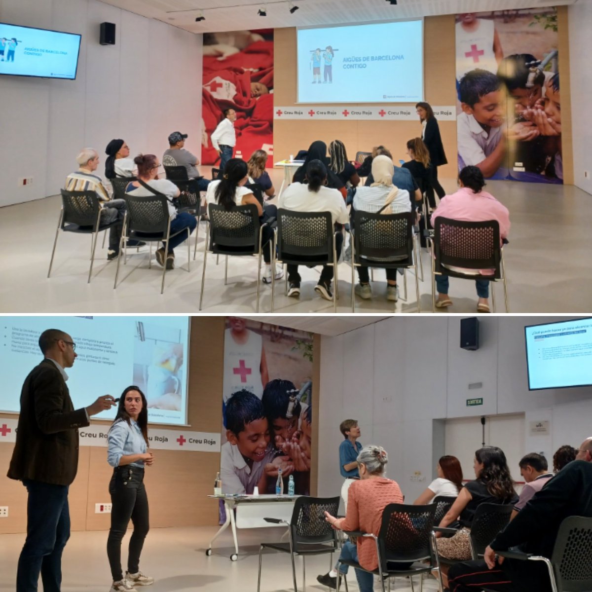 Avui tanquem les sessions d'Aigua Sostenible en el marc del programa #ONA. Voluntari@s d' <a href="/aiguesbcnclient/">Aigües de Barcelona</a>  han impartit una formació per conscienciar sobre la importància de fer un ús responsable de l'aigua. Molt bona feina voluntari@s! #gotesquesumen