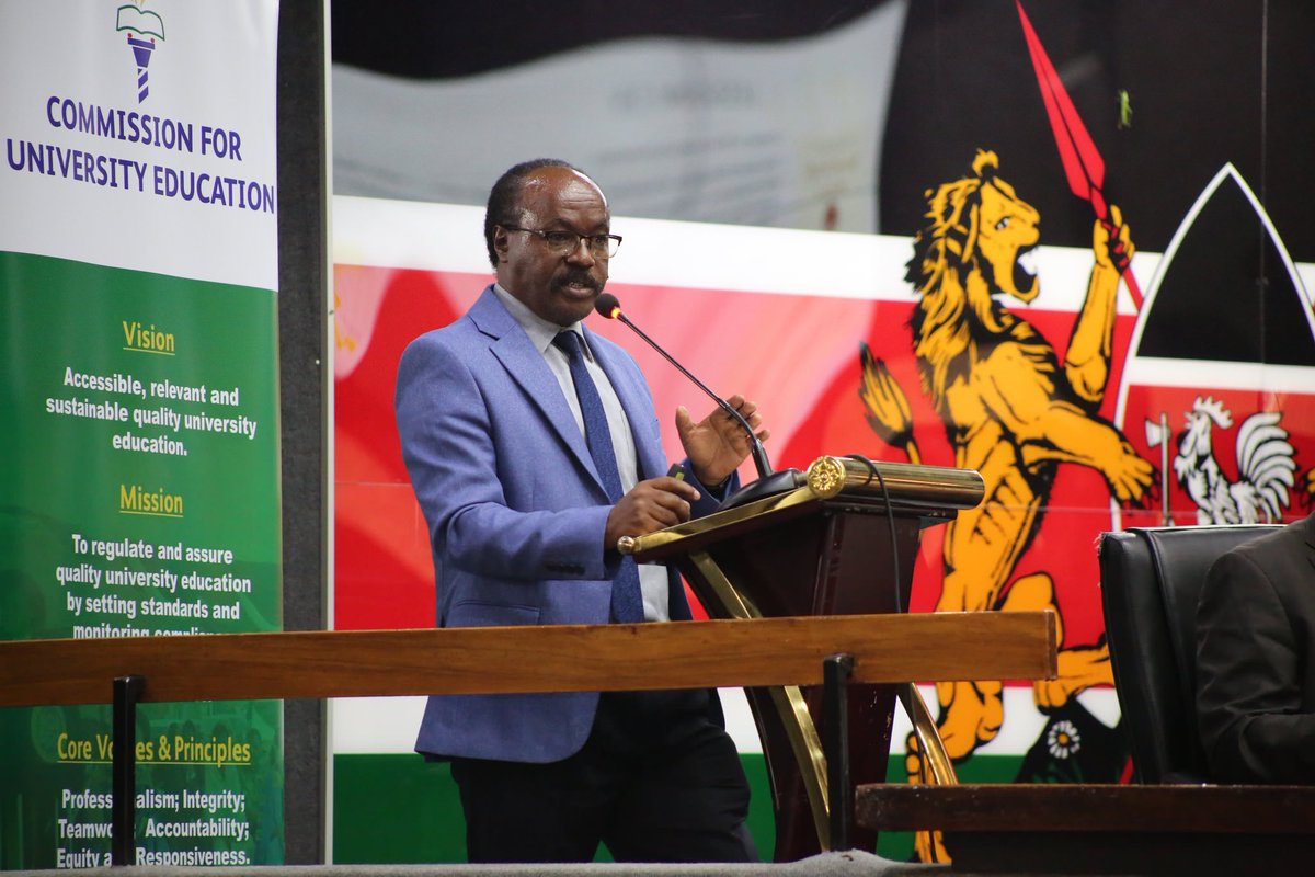 Kenyayearbook's tweet photo. The ongoing #4thBiennialConference has provided a great platform for the exchange of ideas between the academia and industry players.
The morning session has had Prof Jamil Salmi virtually deliver a presentation on "Building thriving research and innovation ecosystems," focusing on the Africa's Role in Shaping the Future of Research & Innovation with diverse perspectives and Prof. Dolores Oriordan, VP for Global Engagement at University College Dublin and Chair of UNA Europa, virtually delivered a presentation on "Fostering International Research Collaboration Through University Networks," focusing on The UNA Europa Model.
During the session, the Commission for University Education CEO Prof. Mike Kuria gave a presentation on "Future-Proofing Universities from the Perspectives of the Regulator"
The conference aims at bridging the critical gap between knowledge creation and its impact on society. It as well targets to empower the universities to become powerful agents of change, actively contributing to meaningful national development.
Kenya Yearbook, your trusted storyteller, is committed to bringing you stories that contribute to the development of the country.