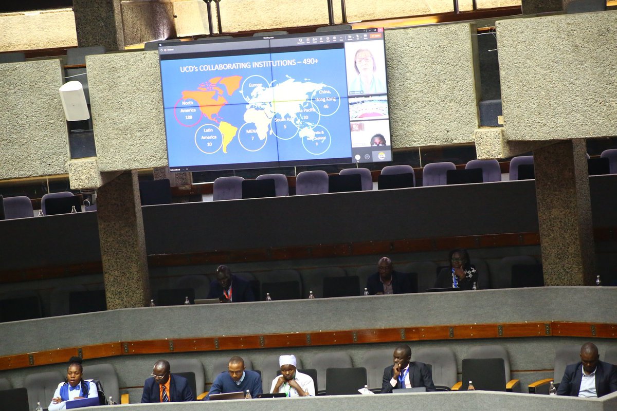 Kenyayearbook's tweet photo. The ongoing #4thBiennialConference has provided a great platform for the exchange of ideas between the academia and industry players.
The morning session has had Prof Jamil Salmi virtually deliver a presentation on "Building thriving research and innovation ecosystems," focusing on the Africa's Role in Shaping the Future of Research & Innovation with diverse perspectives and Prof. Dolores Oriordan, VP for Global Engagement at University College Dublin and Chair of UNA Europa, virtually delivered a presentation on "Fostering International Research Collaboration Through University Networks," focusing on The UNA Europa Model.
During the session, the Commission for University Education CEO Prof. Mike Kuria gave a presentation on "Future-Proofing Universities from the Perspectives of the Regulator"
The conference aims at bridging the critical gap between knowledge creation and its impact on society. It as well targets to empower the universities to become powerful agents of change, actively contributing to meaningful national development.
Kenya Yearbook, your trusted storyteller, is committed to bringing you stories that contribute to the development of the country.