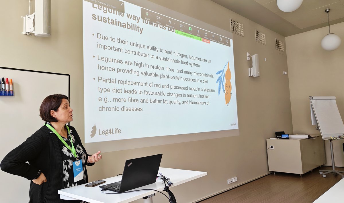 Leg4Life (@leg4life_stn) on Twitter photo #Legumes are a way towards better #health and #sustainability in the food system says <a href="/AMPajari/">Anne-Maria Pajari</a> when opening our session at <a href="/SRICongress/">Sustainability Research & Innovation Congress</a> <a href="/SSD_Conf/">Sustainability Science Days Conference</a> #SRISSD2024 #Legumes are a way towards better #health and #sustainability in the food system says <a href="/AMPajari/">Anne-Maria Pajari</a> when opening our session at <a href="/SRICongress/">Sustainability Research & Innovation Congress</a> <a href="/SSD_Conf/">Sustainability Science Days Conference</a> #SRISSD2024