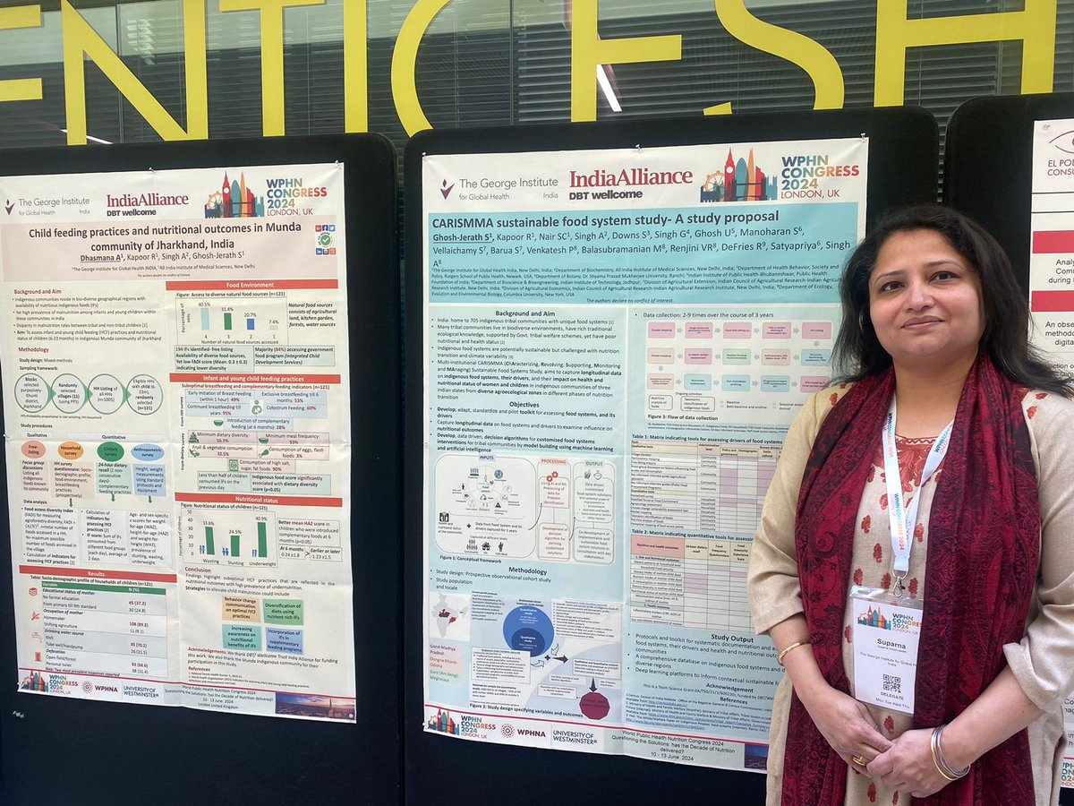 georgeinstitute's tweet photo. Exciting news! Our Nutrition & Food Systems Team is representing @georgeinstitute at @WPHNA Congress 2024 in London!
We’re proud to share work from 6 projects through 5 research posters, 6 oral presentations, and a workshop on "The food environment toolbox: assessing food environments in low- and middle-income countries"

#WPHNC2024