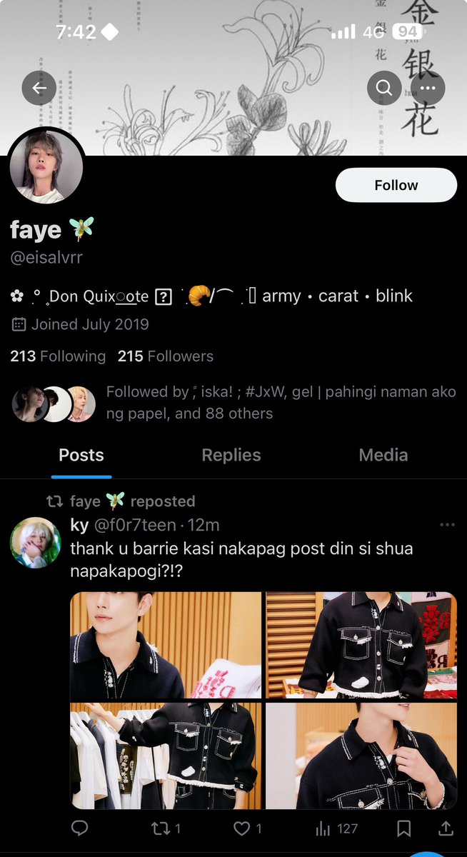 myshuamoroll's tweet photo. HALAAA?!! ano trip mo bhie @eisalvrr !! after saying this irerepost mo si Joshua?!! binura mo pa talaga comment mo 🤣🤣 https://t.co/rdLl9B9BAo
