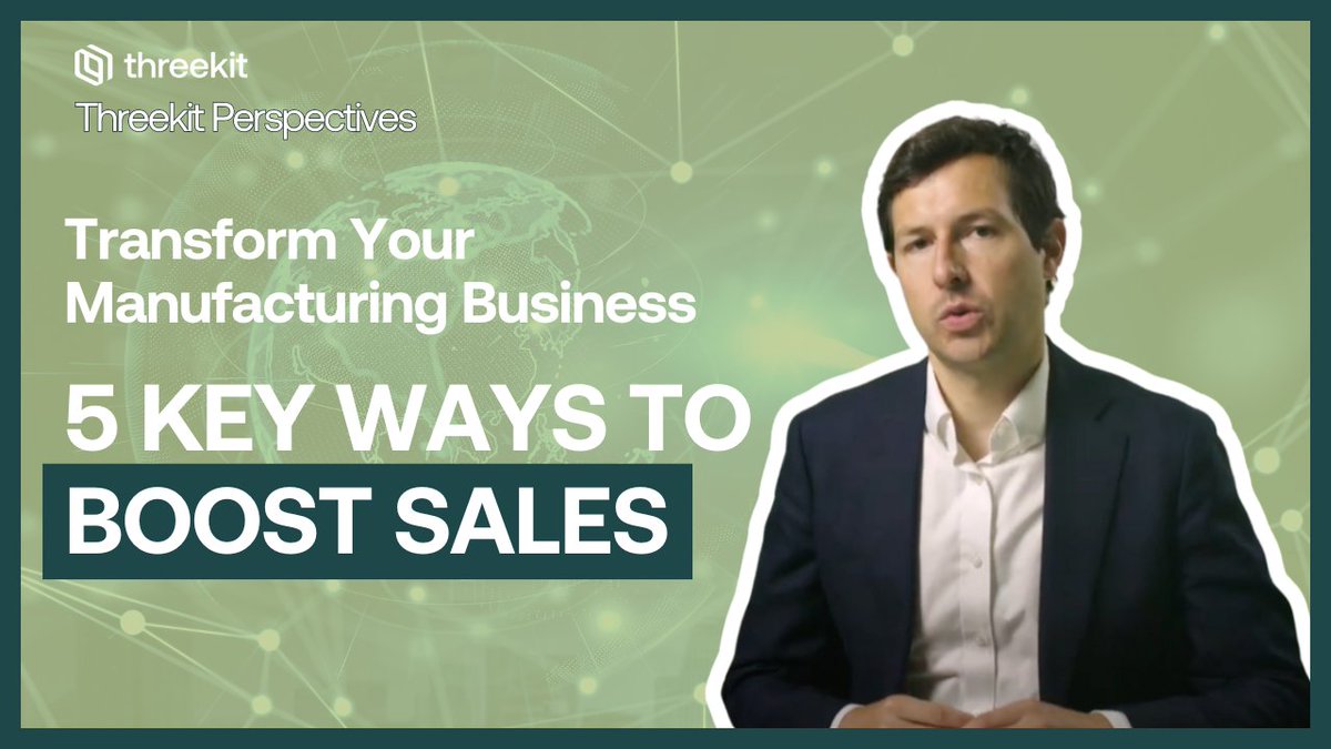 threekit's tweet photo. Join @marcsup, VP of Marketing at Threekit, as he shows how Threekit is transforming manufacturing sales with 3D customization, better leads, and streamlined service. 🚀

👉 Watch: https://t.co/oJbyTc2Tuf

#ThreeKit #VisualCommerce https://t.co/eBCLPdaeuQ